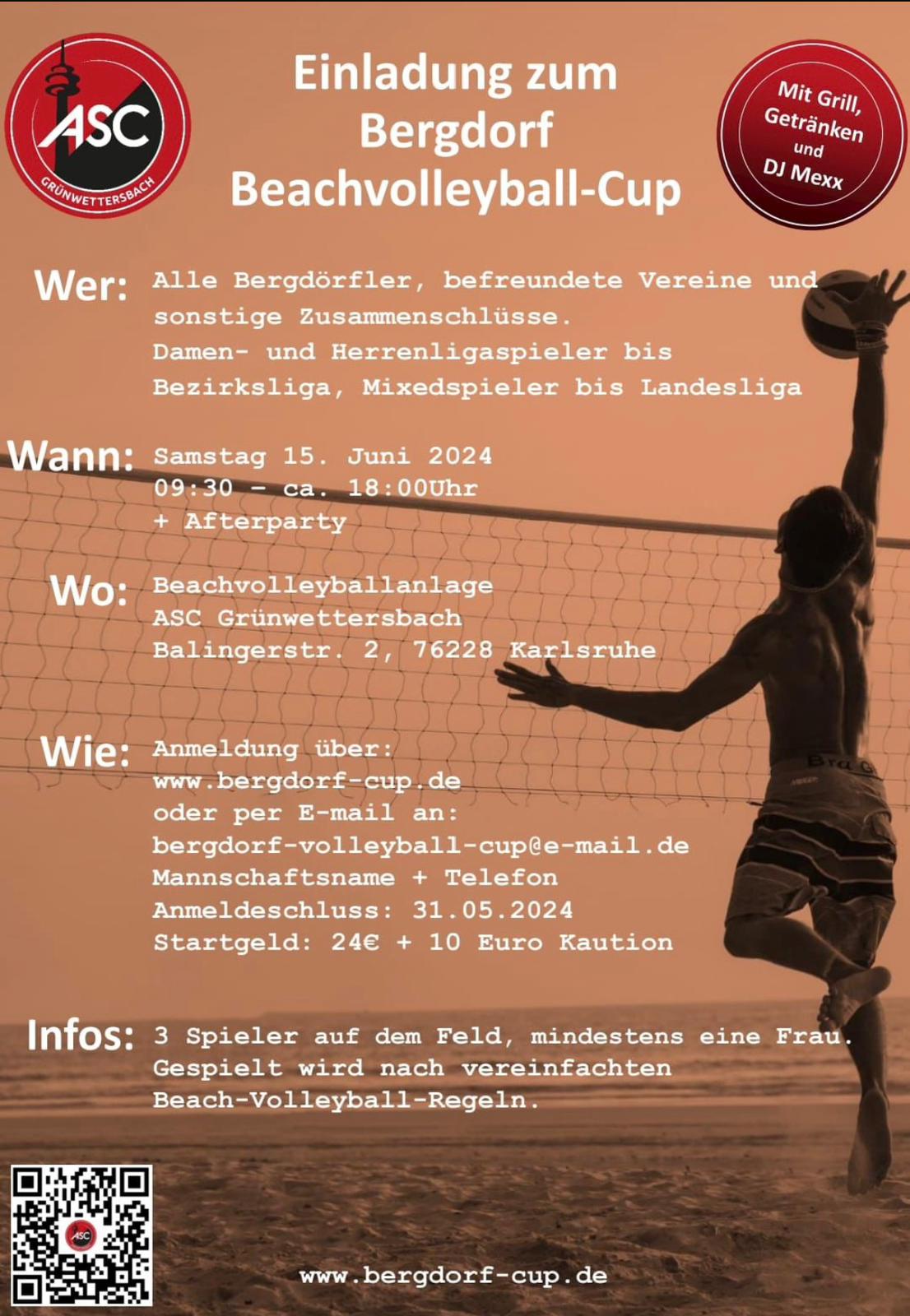 Einladung zum Bergdorf Beachvolleyball-Cup 2024 🏐