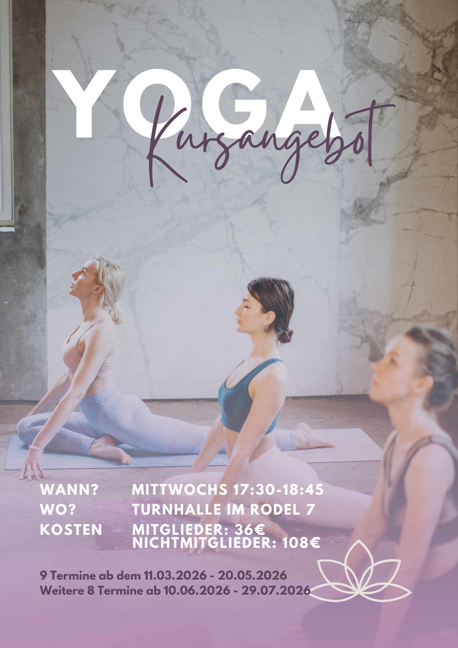 🧘Neuer Yoga-Kurs!