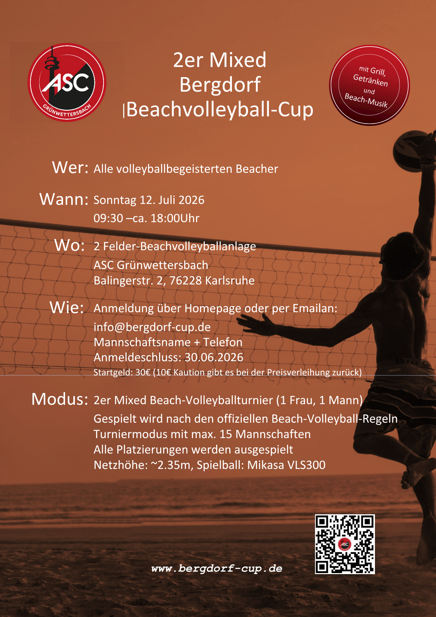 4er / 2er Freizeit Mixed Bergdorf Beachvolleyball-Cup
