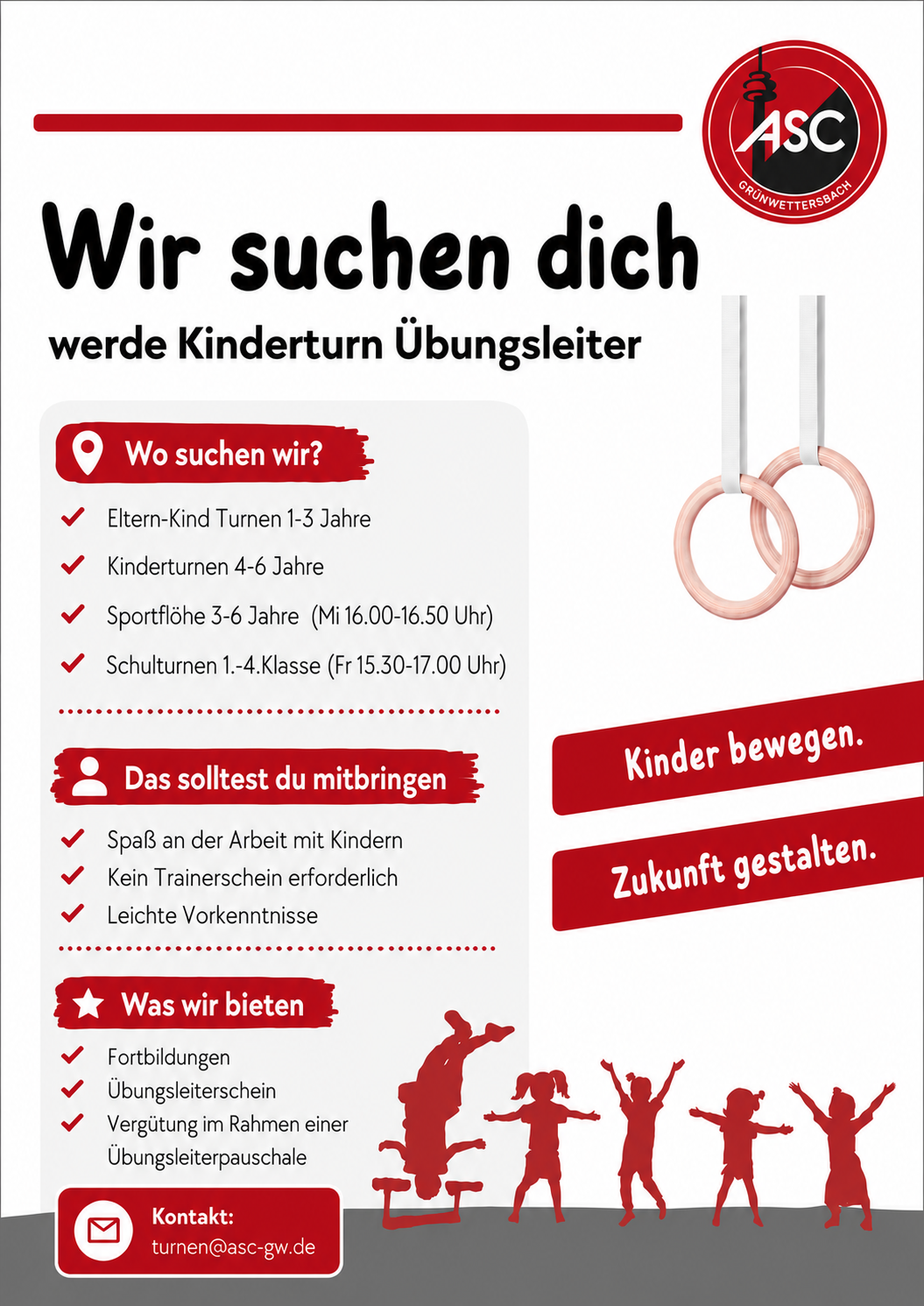 Wir suchen dich🤸📢