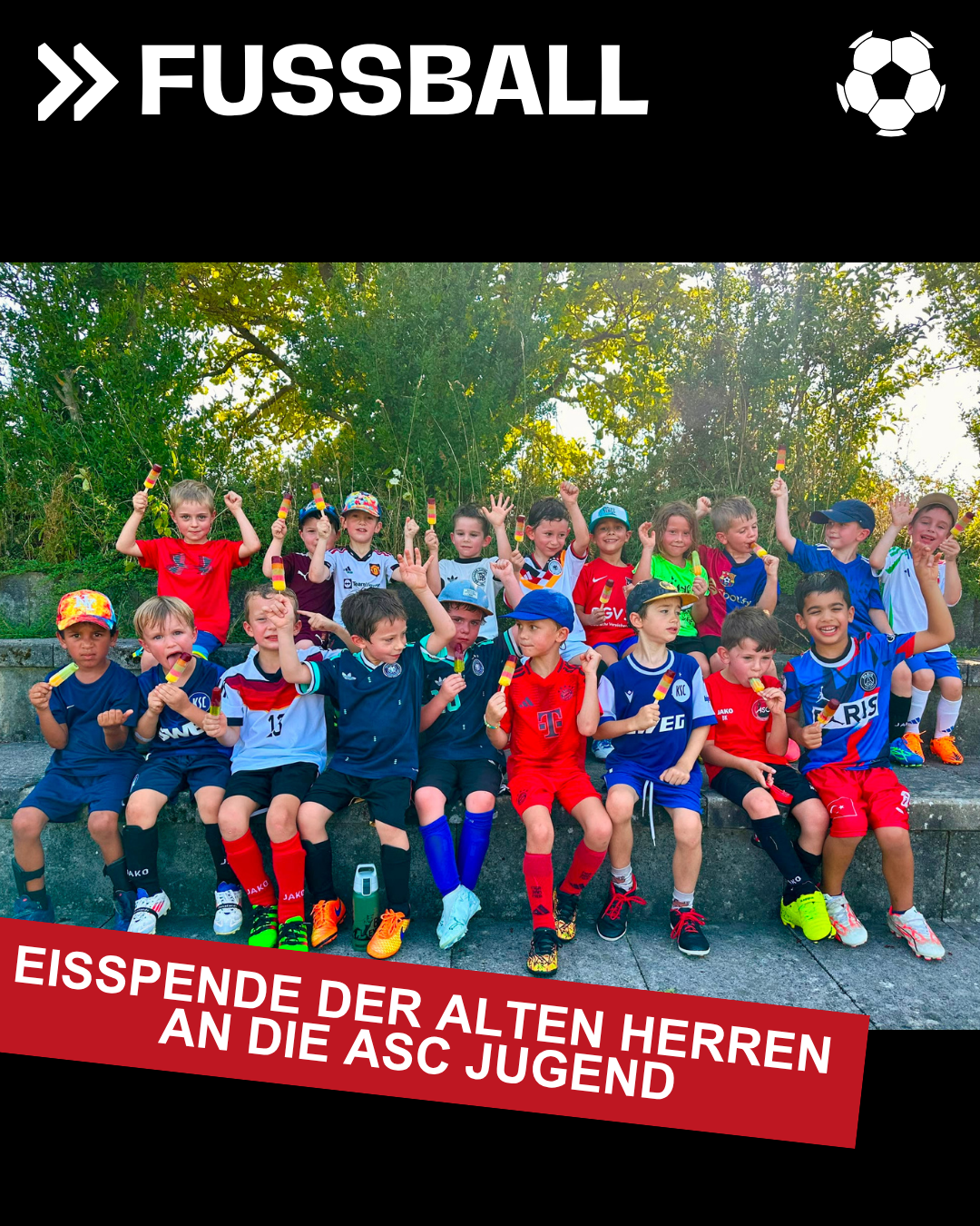 🍦 Eine süße Überraschung für unsere ASC-Jugend! ❤️🖤